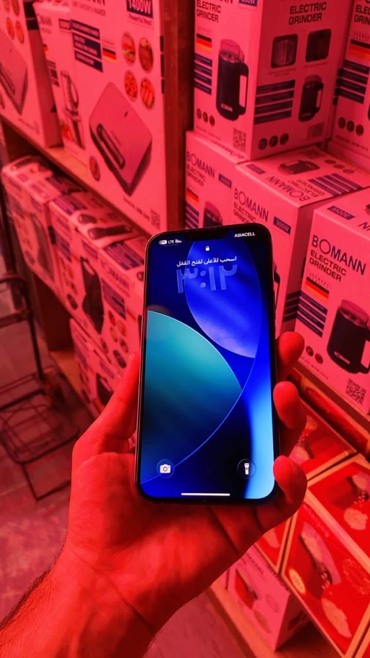 ايفون 13pro max
بطاريه 84🔋بلادي 

ذاكره 256

الجهاز مكفول فقط الفطر بل ضهر 

الجهاز بلادي ما مفتوح ولا مبدل بي شي

السعر 650الف

نادر الثالثة 

***********
