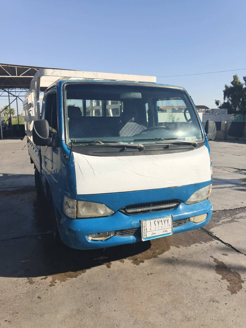 للبيع كيا سامسونك موديل 99 مسجله 2000 رقم بغداد لل 29 مشروع وطني جاهزه ومكفوله من محرك وكير شاصي باور رقم شاصي واضح تخم تاير جديد شادلهه كشر بلادي بي صبغ من صفحه وحده من يم الباب و تحويل مباشر راعيه قريب عليه ملاحظه السنويه ظايعه بيهه واجهيه وكتاب فقدان سنويه من تحول ينطوك سنويه باسمك وارقام انكليزي السعر 43 وبيه مجال الشراي يتصل *********** مكاني بلد
