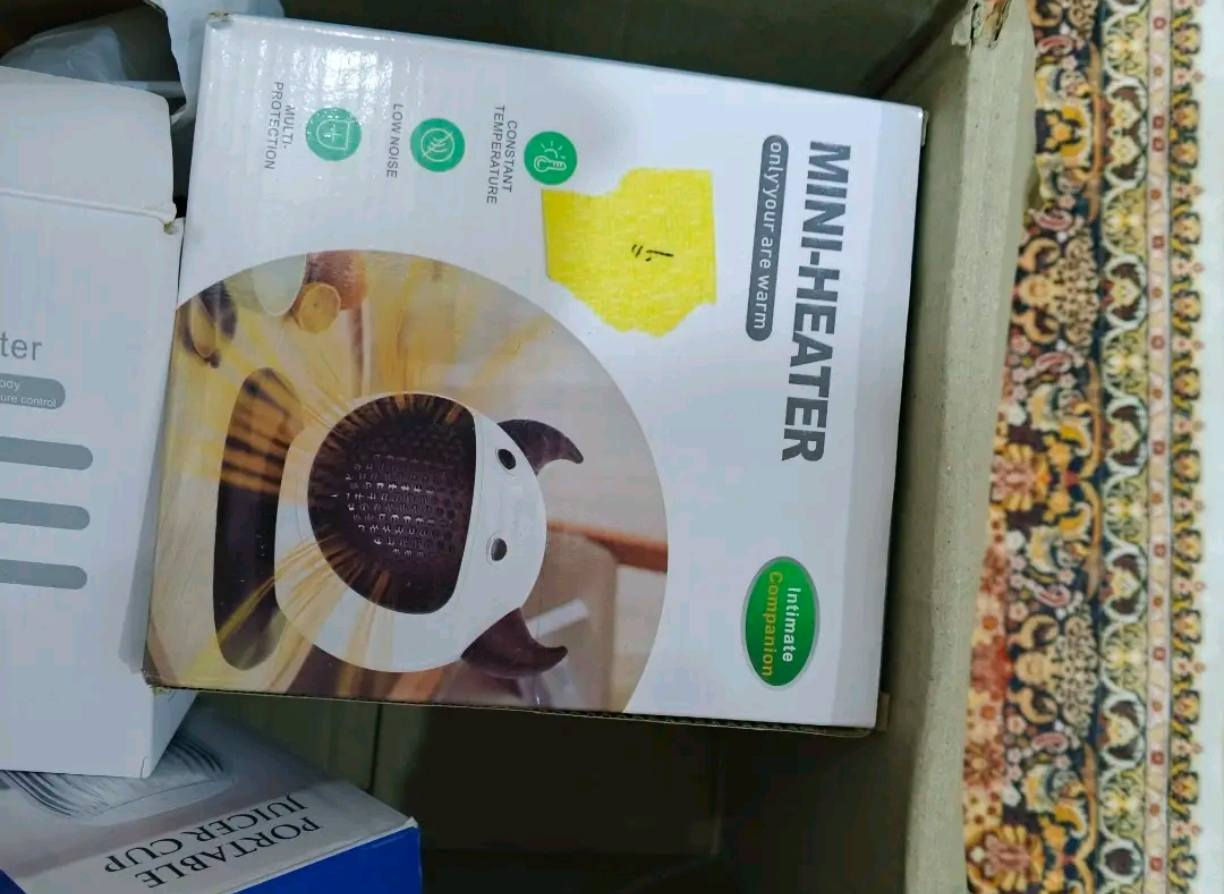 1- جهاز تنظيف الأسنان بالماء "باور  سعره 3الاف دينار
2- ماوس ألعاب (Gaming Mouse) موديل 311، ويتميز بالتالي: 
سهولة الاستخدام: يعمل بنظام التوصيل والتشغيل (Plug and Play) عبر منفذ USB سعره 3الاف دينار

3- جهاز تدفئة صغير سعره 10الاف دينار


**إذا كنت صاحب هذا الإعلان وتريد حذفه لأي سبب، رجاءا أرسل رسالة إلى الدعم الفني**