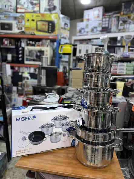 سيت كدر بسعر مناسب جدا
ثقيل الاصلي
شرط مختوم 18/10
إذا مامختوم لا تستلمه
ستل ستيل 6  اصلي باله
صناعه الماني
يحتوي على 5 كدر  1 وطاوه 

توجد خدمه توصيل 
للحجز مراسله الصفحه او الاتصال
🌹مدينه ألعاب المدهش مجاور مطعم ابو صفاء جوه جسر العبور المعلق ***********🌸
