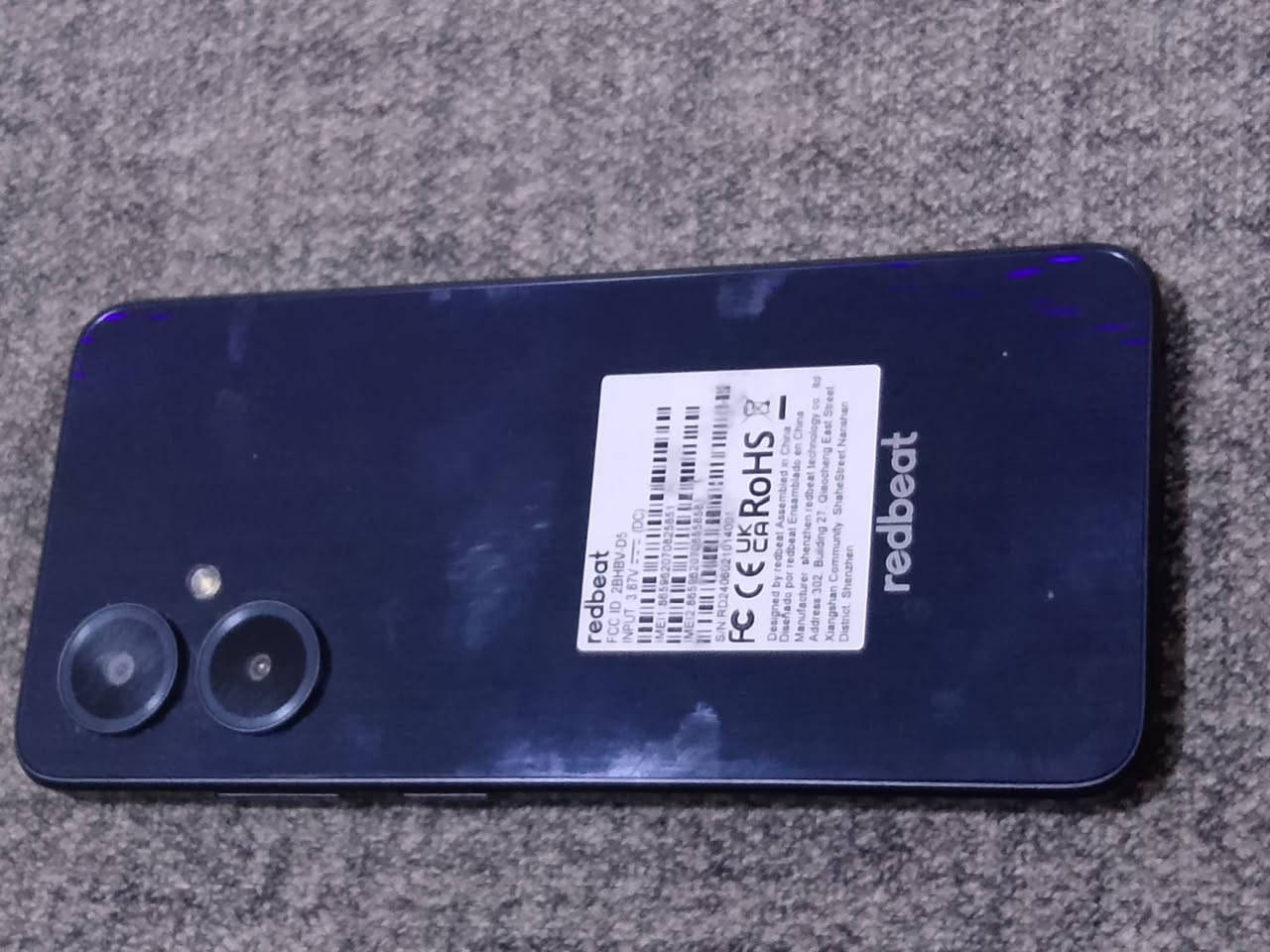 السلام عليكم .....
موبايل بهذا الشكل من شركة redbeat 
 اسم الموديل.. redbeat D5  موبايل اخو الجديد نظيف جدا مع ملحقاته 
كارتون+ كيبل شاحن تايب سي +حافظه 
اصدار اندرويد 14
ذاكرة 128
رام 3 + 6 يعني 9
سعره 75 الف نهايته 
مكاني بعقوبة التحرير


**إذا كنت صاحب هذا الإعلان وتريد حذفه لأي سبب، رجاءا أرسل رسالة إلى الدعم الفني**