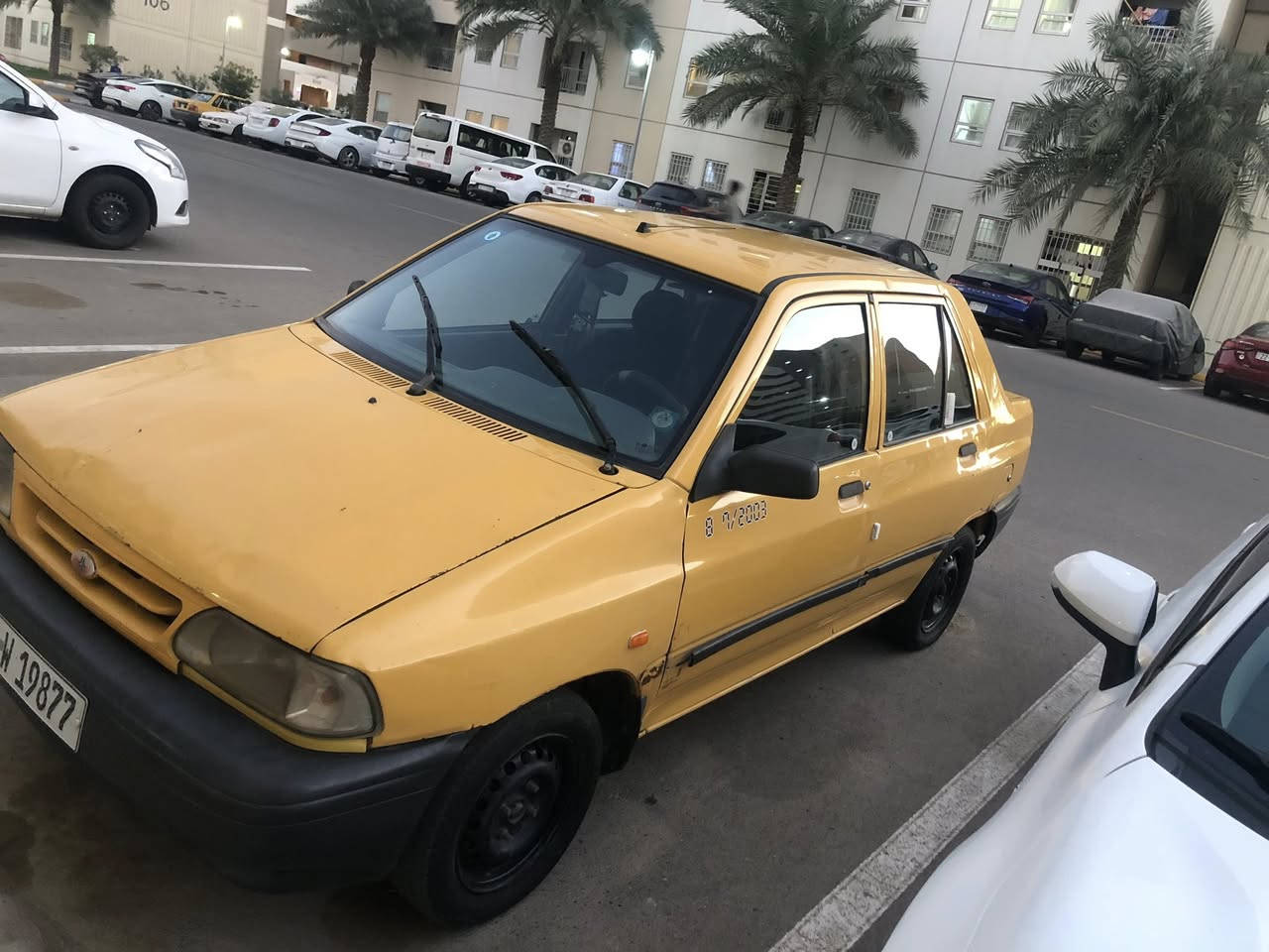 سلام عليكم سايبه مديل ٢٠١٥ بغداد بأسمي سنوية لل٢٨ تحويل ثاني يوم مكينة وكير خير من الله هيئة و غرامة مصفرة رقم انكليزي حداديه زينه دوشمه زينه باتري جديد تبريد فول بيها شاصي واحد مفطور النواقص شي بسيط رايدها ٣٥ ورقة وبيها مجال رقم ***********
