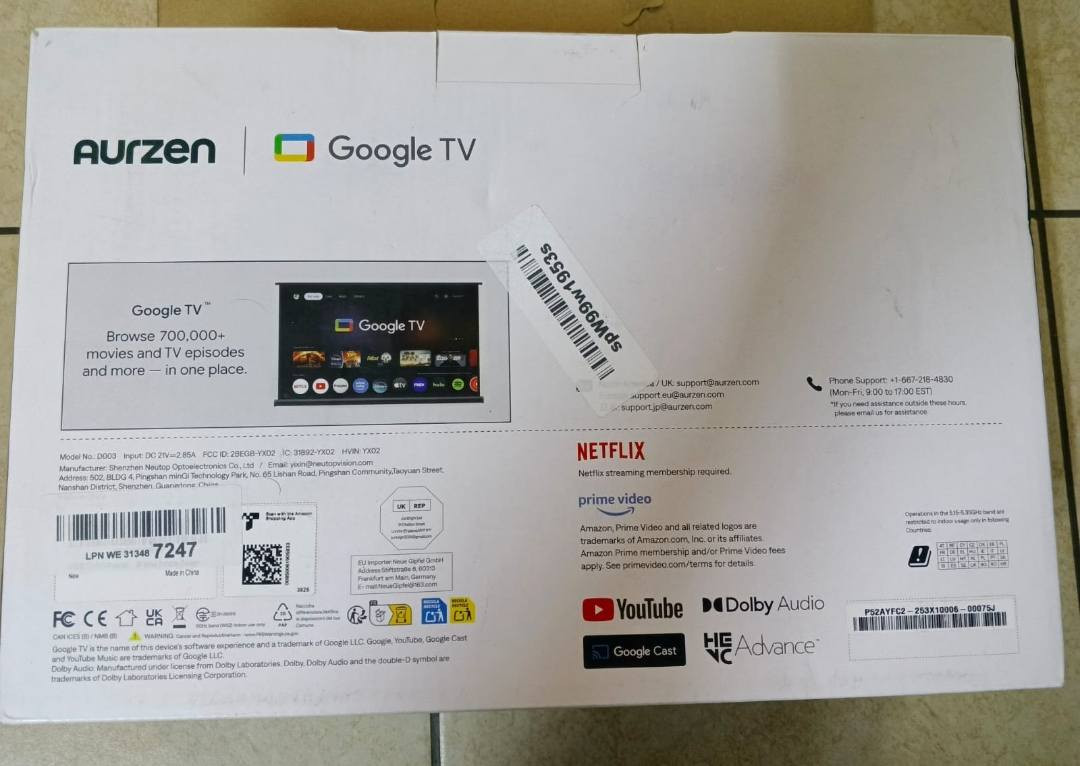 داتا شو جوجل TV غني عن التعريف مراوس في جهاز شحن كون الدقه مالته قويه


**إذا كنت صاحب هذا الإعلان وتريد حذفه لأي سبب، رجاءا أرسل رسالة إلى الدعم الفني**