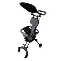 عربة أطفال • مظلّة مثبتة • حزام أمان