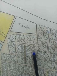 قطعه ارض للبيع مساحه 100 متر واجها 5 نزال 20 رقمها 2574 يم المدرسة الص...