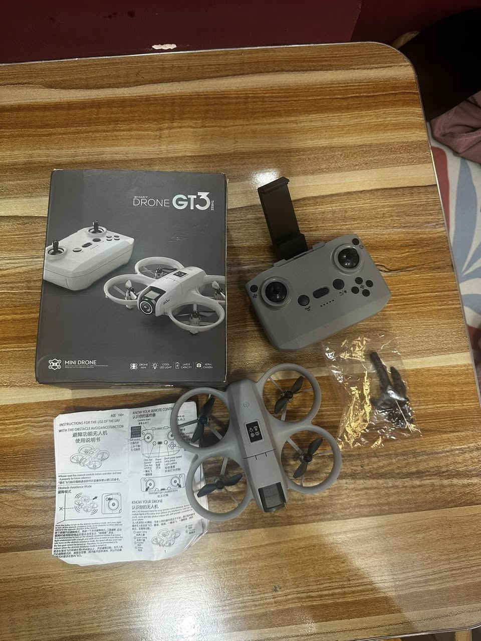 سلام عليكم
درون gt3

مانع تصادم شغال وحقيقي 

كامرة hd 

40الف مع التوصيل لباب بيتك


**إذا كنت صاحب هذا الإعلان وتريد حذفه لأي سبب، رجاءا أرسل رسالة إلى الدعم الفني**