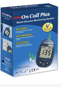 جهاز فحص السكر • On Call Plus • مفحوص