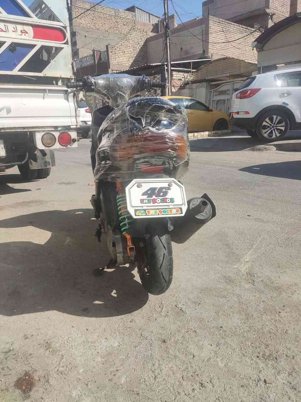 السلام عليكم درجه قجمه لبيع طفيه 
الدرجه غسلته وما اشتغلت الدرجه خير من الله شغلاله سلف هندر محركه ناعم شلعه ومعدل دبل خلفي امامي رياضي 
درجه حلو مرتبه السعر 175الف وبيه مجال  
الرقم *********** متوجد وتساب
