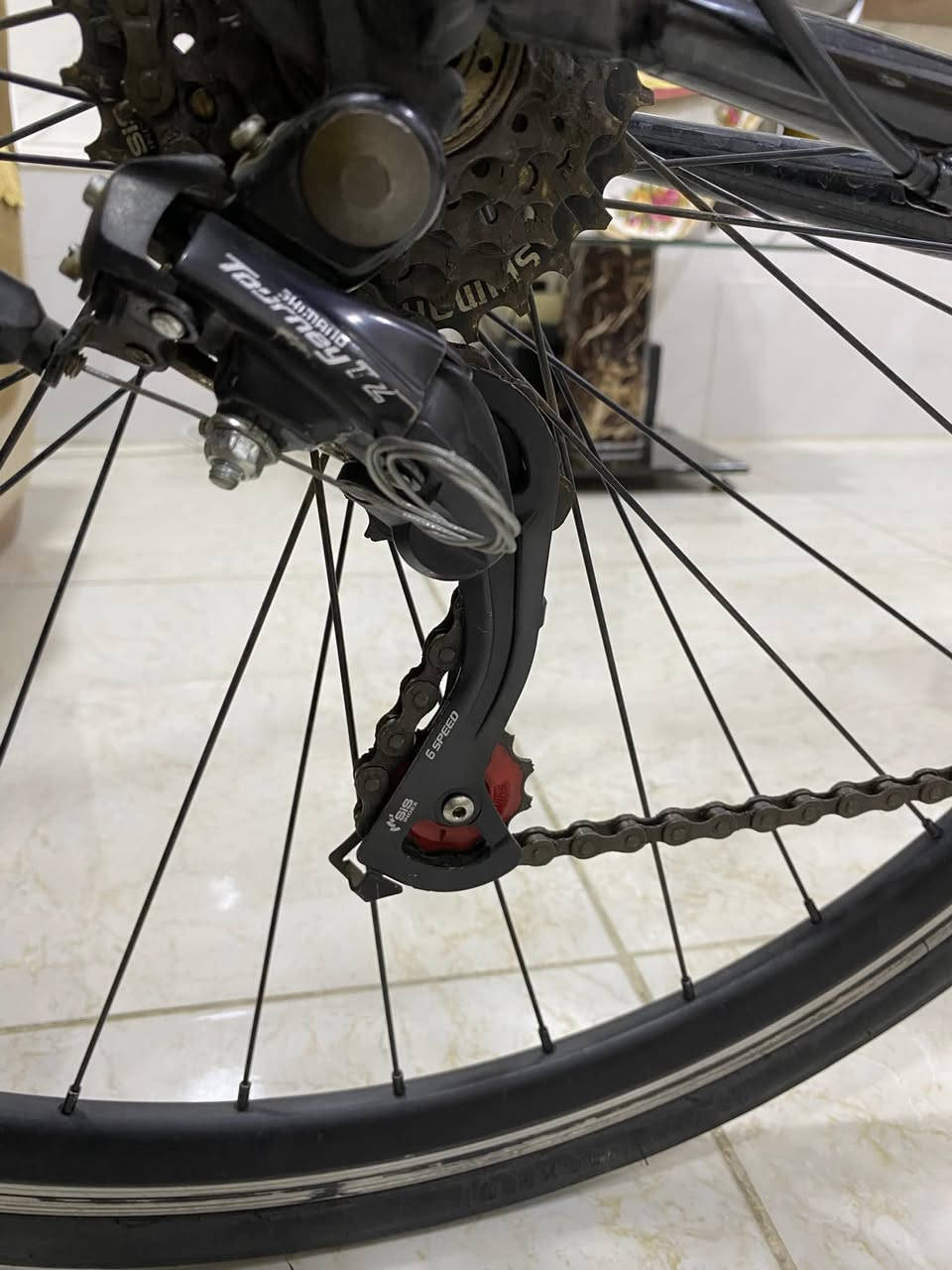 دراجة هوائية شريكة FUNN  اليابانيه🇯🇵
 قياس82c700

المعدن ألمنيوم 

قياس الفريم 45cm

السستم شيمانو Deore 

مكينة1/6

عقرب شيمانو Deore  

السعر 150ألف دينار  

عنوان بغداد حي العامل شارع ٣٠🚴🏻

📞***********
