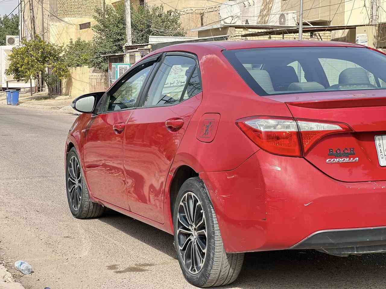 كورلا 2014 للبيع
بسعر ١١٢ بيها مجال شي قليل 
رقم بغداد تحويل ثاني يوم 
السياره جاهزه كير محرك ممفتوح 
تبريد ثلاجة مابيها نقص 
صورها وصور الحادث والسونار بلمنشور
عنواني بغداد حي الاعلام 
***********
