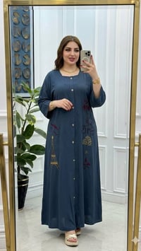 اخر قطعة • كشمير • تطريز ستراس