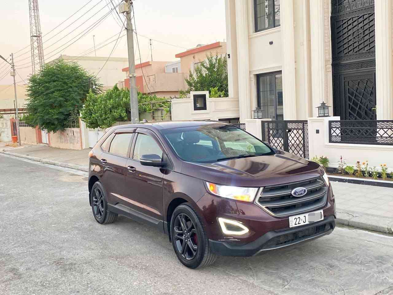 Ford Edge 2018 SEL
فورد ایدج  مواصفات SEL
لون مميز عنابي
يعني فول مواصفات عدا فتحة
ماشية 84 الف
سيرفس كامل مكمل جديد
محرك 20 تيربو مرغوب بصمة ابواب بصمة و تشغيل عن بعد فور ويل شفطات گير ب ستيرن كشنات كهربائي و تدفئة دواخل لونين كراسي خلفي كهربائي ينزل و صندوك كهربائي و يفتح ب رجل كود باب بيها بعد هواي مواصفات.....
حادث بسيط جاملغ نفر نص شبر بنيد بدون دواخل ايرباك فقط ستيرن سيستم
مواصفات حلو مرتبة سيارة مال البيت
سنوية و هزة جديد لحد 2029 بأسمي
مكاني اربيل 
رقم موبايل: 
***********
*********** أربيل, العراق
