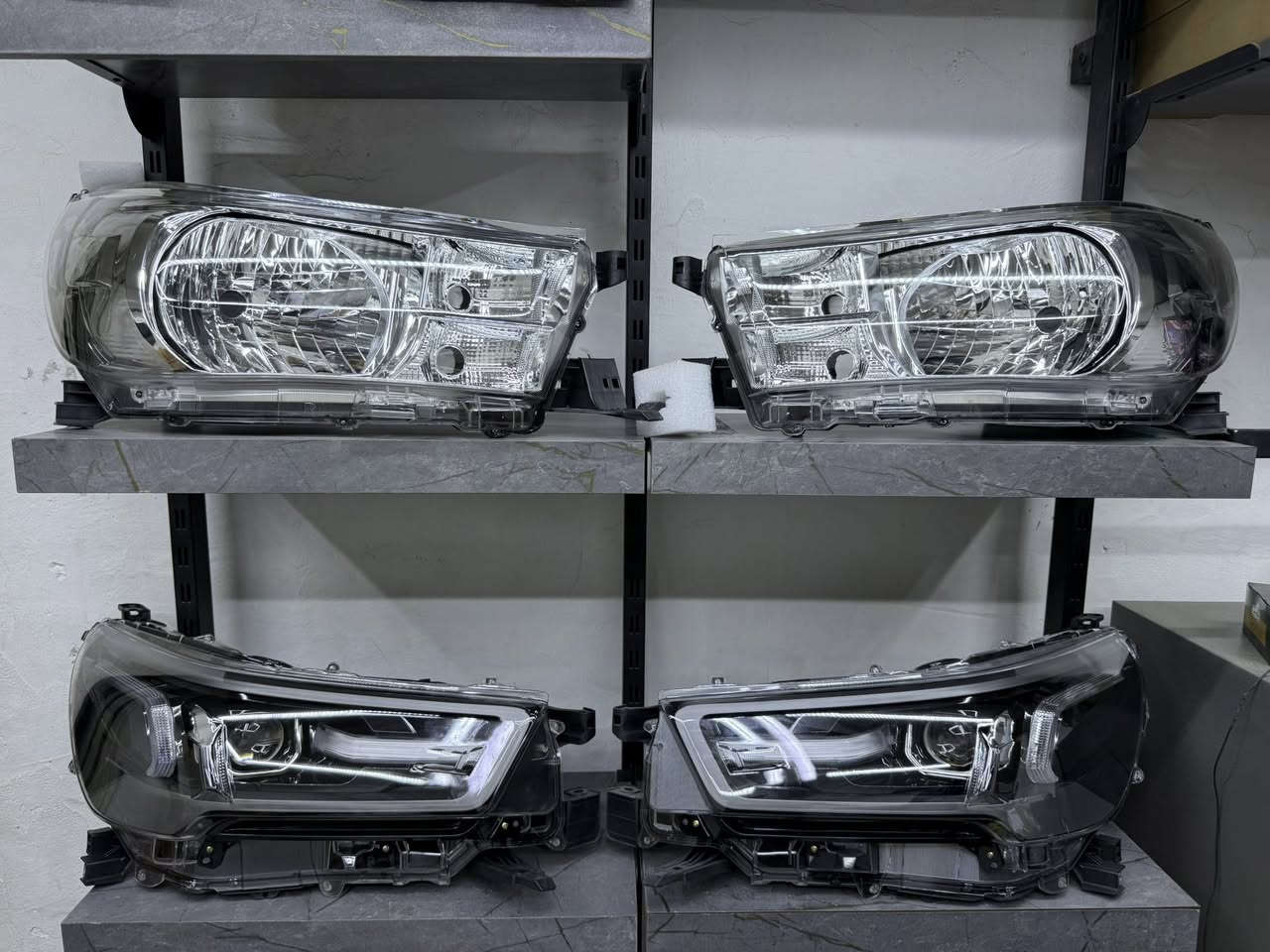 تتوفر قطع غيار تيوتا هايلوكس
***********
للحجز والاستفسار يرجى التواصل على الواتساب 

العنوان : بغداد / شارع الظلال / مركز موبس 

يتوفر توصيل الى جميع محافظات العراق
