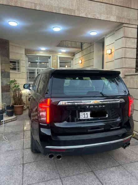 شيفروليت تاهو بريمير  2023 ( خـليـجـي )وكالة المنصور 
مغلفه ppf ب اصلي   وبي ضمان  
الموديل :2023 ( خليجي )
اللون : اسود 
العداد  66 km 

السيارة كفالة عامة  بحالة الوكالة
حجم المحرك : 5300 Cc
عدد الاسطوانات : 8 اسطوانات ( 8 سلندر )
المواصفات : 
* سقف بانوراما 
* دخول ذكي للسياره 4 أبواب ( بصمه )
* المقاعد كهربائية تدفئة و تبريد
  خشب ملكي 
* شاحن وايرلس لاسلكي
* ويل 22 انج
* نظام الرؤيه : 5 كامرات رؤيه شامله ( BIRD VIEW )
* نظام التعليق مستقل
* كشنات ميموري خزن
* نظام الصوت BOSE سماعات عدد 10
* دوسات كهرباء + اناره LED
* نظام سحب مقطوره تحكم كامل + كامرة لرؤية المطوره
* نظام جكات
السيارة رقم بغداد الدولي بسمي تحويل مباشر 
رقم صاحب سيارة  ***********مكانه القاهرة دور الضباط 
السعر 585
