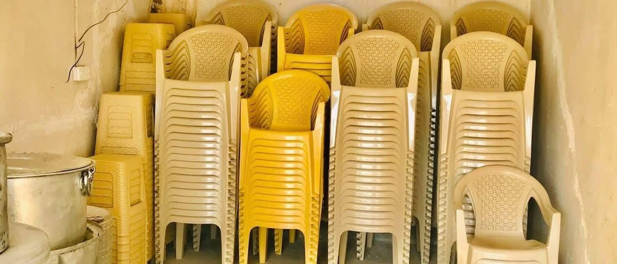 مكتب القاسم للمناسبات 
يوجد لدينا ايجار وحجز تجهيز كامل للمناسبات 
ملاحظه يوجد اجار خيم  طول 19 العرض ٦
كراسي
طبلات
صياني
خيمه
مشاعل كبير عدد3
ومشاعل صغير
اگدورة
قواري چاي حجم كبير مال مناسبات
چفچير
المكان قرية حضرة الفاضل مقابيل مول الروان مجاور محلات سالم العسكر للسيراميك 

اسم المحل:: القاسم للمناسبات

رقم الهاتف ***********

  هيمت ما تريد بس دك ع الرقم.متوفر على مدار24:00  ساعة
