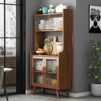 كاونتر مطبخ • خشب بامبو • ١٦٠×٣٥×٧٠سم