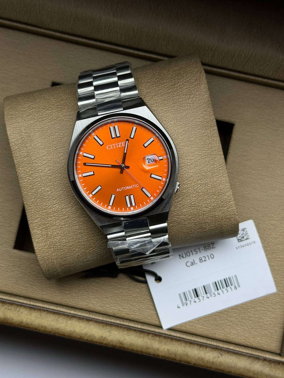 CITIZEN 
اصلي وكالة 
بدون مرفقات
ماكنة اوتماتيك كشف مختم Citizen 
نافذ شهري  
مينا مميزة اورنج 
ارقام واميال لامينوس بالكامل 
ستانلس ستيل بالكامل 
جام زفير كرستال مقاومة للخدش 
مقاومة للماء 50 متر 
مختم بالقفل والظهر والزمبلك 

السعر مناسب جداً للمهتمين 🔥

iRJmFhlsjQShHLeikp


**إذا كنت صاحب هذا الإعلان وتريد حذفه لأي سبب، رجاءا أرسل رسالة إلى الدعم الفني**