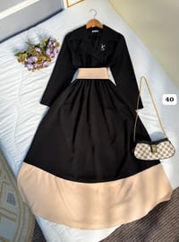 فستان كلوش • هوريم دابل تركي • قياسات بالصور