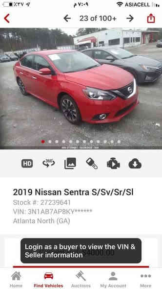 سلام عليكم نيسان سنتره موديل 2019 رقم ديالى بسمي 
الضرر موضح بل صوره كير مكينه مكفولات صدر كله كامل 
السعر ١١٥ وبيها مجال قليل مكان السياره تكريت رقم الهاتف *********** مكلف بل نشر
