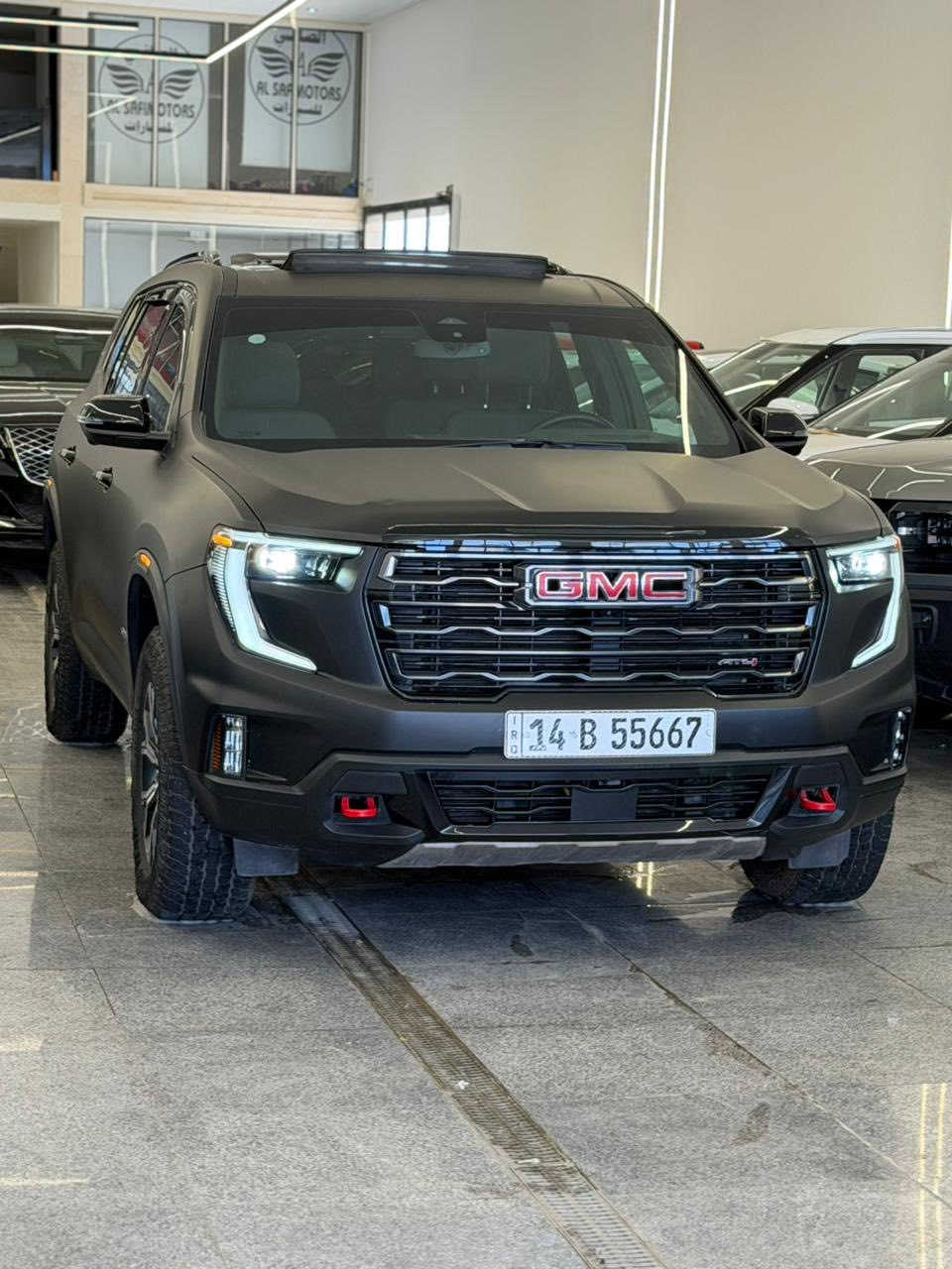 🚘 GMC Acadia AT4 2024
داخل زيتوني 🌿
موديل 2024
✅ كفالة
✅ مغلفة PPF
✅ تقرير غرق مياه أمطار
💰 السعر 35500$
ماشيه 15 الف 
✅ محرك 2.5 تيربو
بقوة 328 حصان وعزم 326 رطل/قدم
✅ قير أوتوماتيك 8 سرعات
✅ دفع رباعي AWD مع نظام Active Torque Control
✅ سحب لغاية 5000 باوند
✅ شاشة وسطية 15 إنج
✅ شاشة عدادات 11 إنج
✅ كامرات 360
✅ أكثر من 15 نظام أمان ومساعدة سائق
✅ رادار + مانع تصادم + تنبيه مسار
✅ نظام Super Cruise المتوفر (سياقة شبه ذاتية)
✅ 7 وضعيات قيادة مختلفة
✅ تعليق AT4 مخصص للأوفرود
✅ ارتفاع أعلى عن الأرض
✅ جنوط 18 إنج مع تايرات All Terrain
✅ فتحة سقف بانوراما
✅ مقاعد جلد كهربائية تبريد وتسخين
✅ نظام Bose الصوتي
✅ باب خلفي كهربائي
✅ صف ثالث واسع

🌿 داخلية AT4 تجي بلون Forest Storm الزيتوني مع لمسات Mahogany المميزة.


**إذا كنت صاحب هذا الإعلان وتريد حذفه لأي سبب، رجاءا أرسل رسالة إلى الدعم الفني**