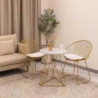 ميز استراحة • فولاذي • قطر٥٠×ارتفاع٦٥