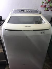 غسالة سامسونك فول اوتماتيك الباب الاول شغالة غسل شطف تنشيف حجم 11 كيلو...