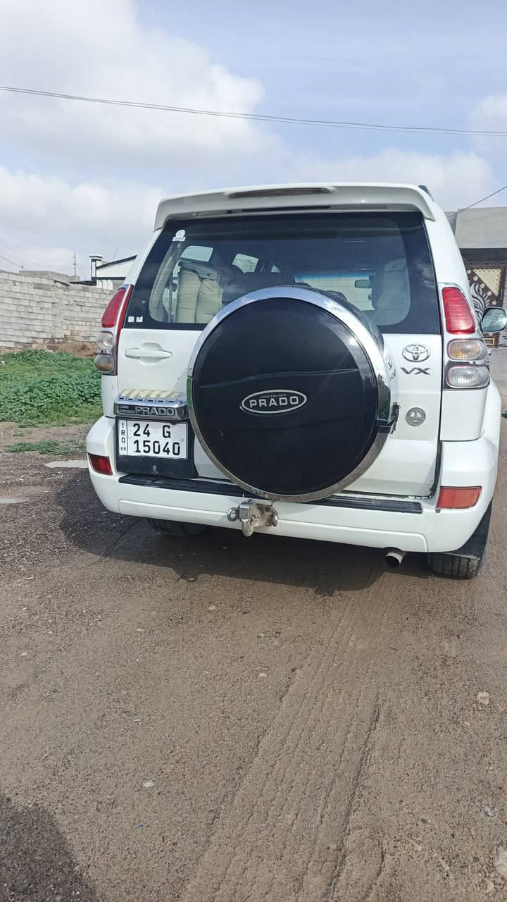 لاندكروز برادو 2007
سياره محرك V6 
سياره GX فول مواصفات ثلاث قطع تبريد كشنات جلد نضيف 
بيها منضومه غاز 
هزه جديده سنويه لحد 2029
سياره شرط تحويل 
بيها دعاميات صبغ اثنين وأثر حادث بسيط بل باب الخلفي 
محرك جديد معمره سياره جاهزه شرط تراي بغداد بصره 
مكان سياره موصل 
رقمها دهوك 
للتفواصيل تواصل وياي عل صفحه 
أو اتصل.. ***********
