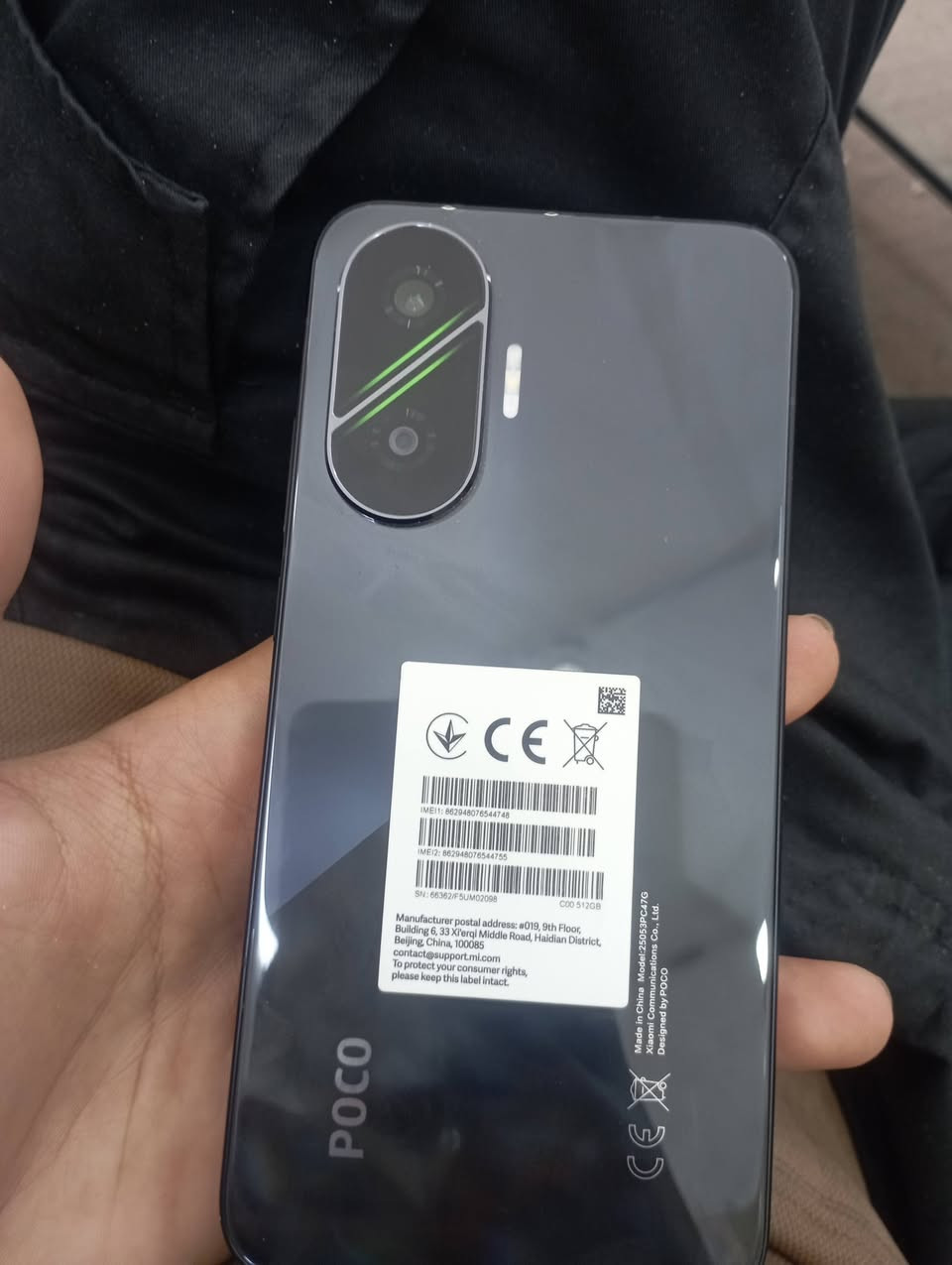 ⚡️ للبيع: وحش الأداء POCO F7 (كسر زيرو) ⚡️
​لأصحاب الألعاب والاستخدام الثقيل، وصل العملاق POCO F7 بنسخة التخزين العملاقة.. الجهاز غني عن التعريف بأداءه واستقراره.
​✅ المواصفات المرعبة:
​الذاكرة الداخلية: 512 جيجابايت (تشيل شكو لعبة وصور عندك).
​الرام (RAM): 16 جيجابايت (سلاسة خرافية بالتنقل بين التطبيقات).
​المعالج: Snapdragon 8s Gen 4 (تقنية 4 نانومتر) - أداء جبار بـ PUBG وباقي الألعاب القوية.
​الشاشة: AMOLED مقاس 6.83 بوصة، دقة 1.5K، بتردد 120Hz وسطوع يوصل لـ 3200 شمعة (وضوح عالي تحت الشمس).
​البطارية: ضخمة جداً 6500mAh، وتدعم الشحن السريع 90W (يشحن بلمحة بصر).
​النظام: يعمل بنظام Xiaomi HyperOS 2 الجديد (أحدث إصدار).
​الحماية: مقاوم للماء والغبار بمعيار IP68/IP69.
​✨ حالة الجهاز:
​الجهاز نظيف جداً (مثل ما موضح بالصور).
​كامل الملحقات الأصلية موجودة.
السعر: 400 قفل 
​📍 العنوان: النجف الأشرف - حي المهندسين


**إذا كنت صاحب هذا الإعلان وتريد حذفه لأي سبب، رجاءا أرسل رسالة إلى الدعم الفني**