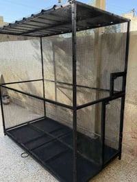 قفص حديد • جديد • ٢م×٢م