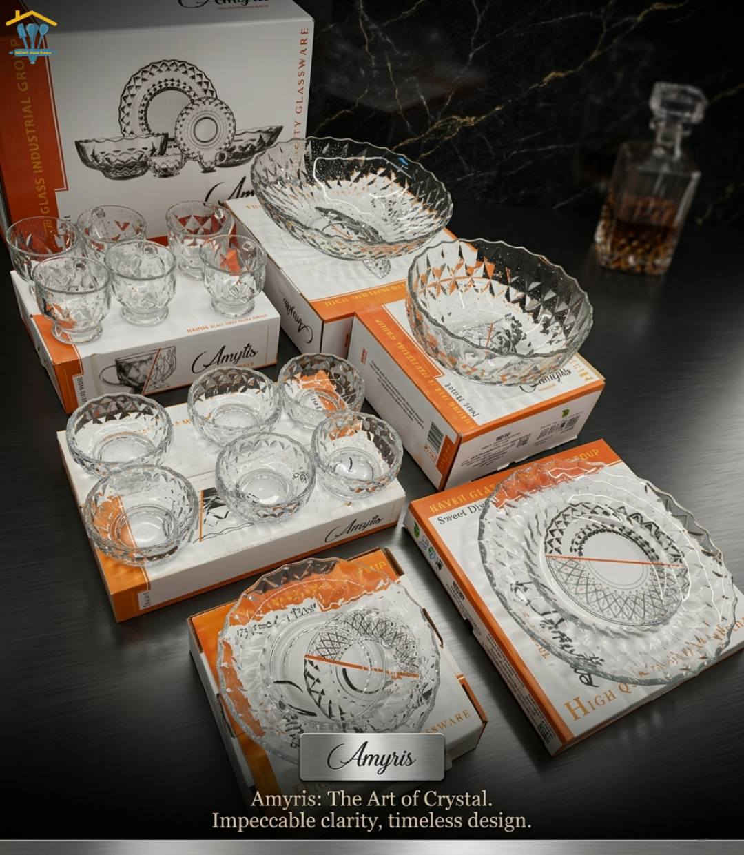 #تحية_طيبة_زبائننا_الكرام
 وفرنالكم 
 بكج  زجاجيات فاخر 21 قطعة 

اجمل هدية ممكن تقدمها هذا السيت هو  اختيارك الصح 👌
أيضاً مناسب للعيد، الضيافة، أو حتى استخدام يومي بشكل أنيق 
 محتويات السيت:

كاسة  كبيرة كلش حلوة لتقديم الفواكه أو الحلويات
مقدمة وسط   مناسبة للمكسرات الحلويات
6 كاسات  حلوة للتقديم الفردي (مهلبية، جيلي) 
6 كاسات آيس كريم 
6  صحون صغيرة للضيافة والترتيب الأنيق
 الزجاج نقشة فخمة وواضحة
 شكل راقي يليق بالضيافة والمناسبات

#سعر_البكج_كامل ١٧،٠٠٠ الف دينار فقط🔥

#العنوان_الانبار_قضاء_عنه_شارع_الحضرة_قرب_مطعم_صلاح_الدین
 مقابل أنشائية ابو أيمن
#تتوفر_خدمة_التوصيل_جميع_انحاء_العراق

للأستفسار يمكنكم المراسلة على الواتساب  0780 469 6573
