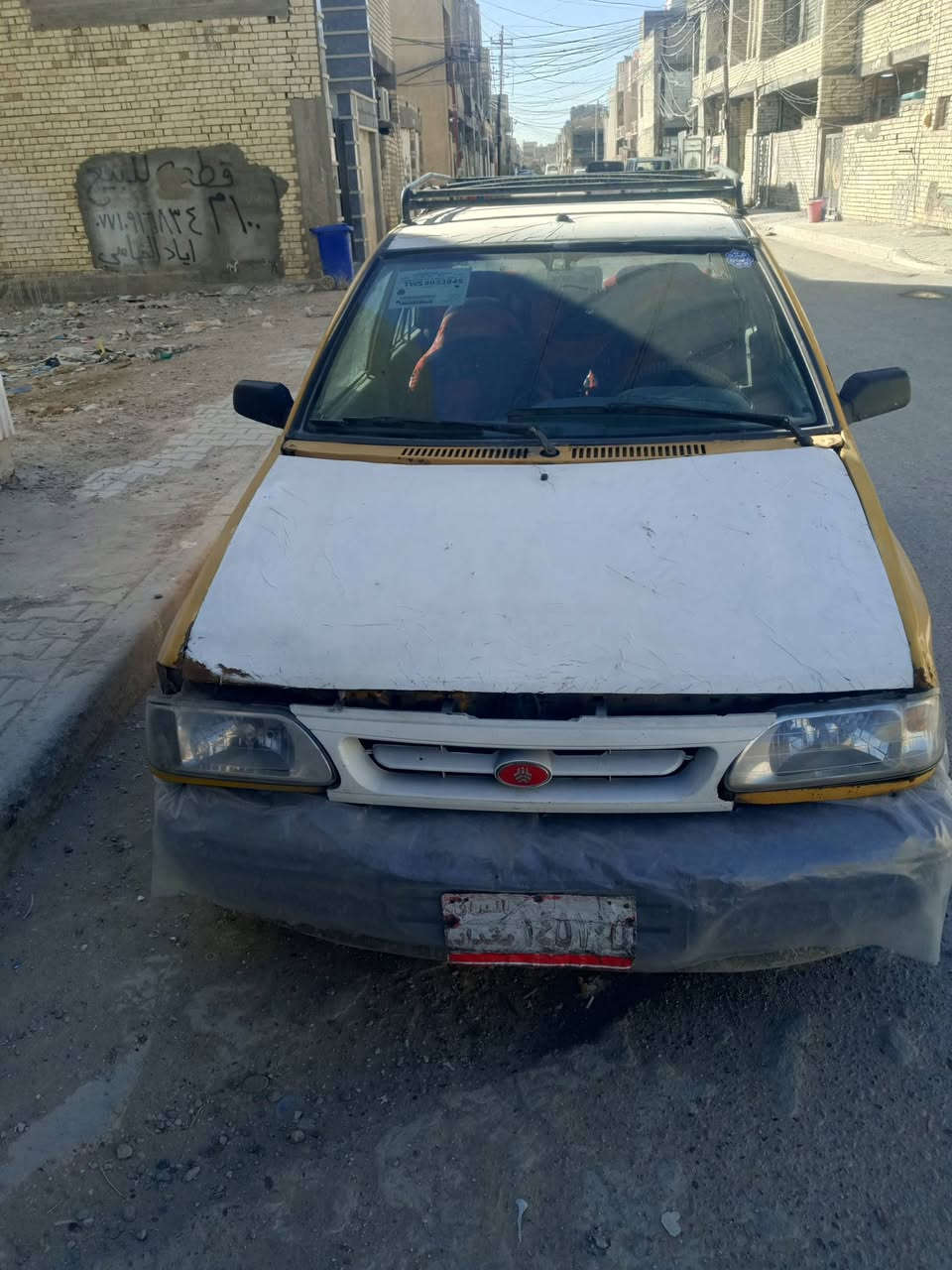 سلام عليكم سايبه موديل12كوم حديد بدون اتكفل سرقه وعشارين رقم بغداد صدامي سياره تشتغل وجاهزه كبل للشارع بس اني ابيع هل موجود سعره مليون قفل العنوان بغداد الامين ***********
