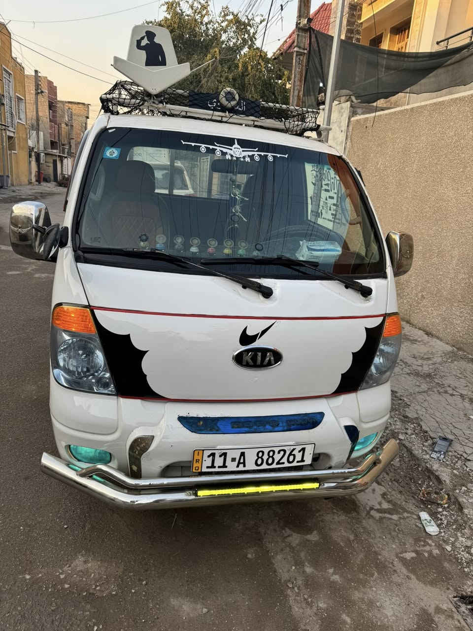 سلام عليكم سياره بنكو موديل 2006
رقم بغداد نكليزي سيارة حداده كلهه نضيفه ***********
