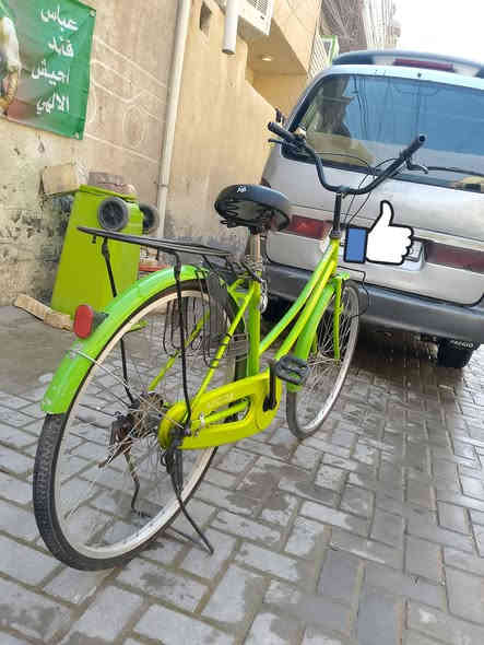 السلام عليكم باسيكل للبيع المكان البياع الشرطة الخامسه قرب جامع الجميلي السعر 150 رقم ***********
