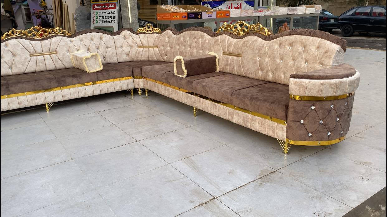 🛑 دوشمة ونجارة التاج 
ديوان رئاسي خشب عراقي ثقيل وقماش مبطن وتربرو

لعمل جميع أنواع الديوانات المودرن والرئاسي( التركية والاوربية)

مع خدمة #تجديد الديوان القديم إلى أحدث الفصالات،
وباستخدام أجود أنواع الإسفنج العراقي وأفضل الأقمشة والخامات.

نعمل بأحدث الفصالات التركية والعراقية،
وأفضل أنواع الخشب مع شغل مضمون 100%.

📞 للتواصل:
*********** – *********** – ***********

📍 الموصل / حي الاخاء – فرع جامع الله أكبر ꧁

#دوشمة_ونجارة_التاج �
#الموصل #دوشمة
