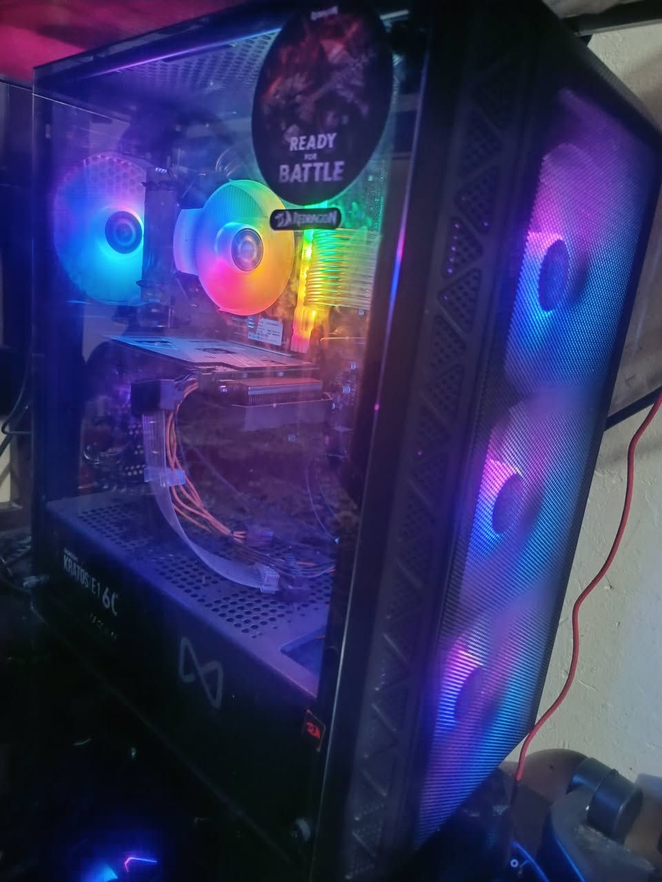 تجميعه للبيع 
RTX3060-12GB ASUS DUAL كرت الشاشه

CORE 15-12400F TRAY المعالج

ADDLINK 16(8×2)3200MHZ RGB DDR4 الرامات

H610MSI M-S DDR4 المذربورد

512GB ssd TEAMGROUP 3×4 الذاكره
125ssd +
مبرد المعالج MNTOB MN-200 ECO Z FRGB

المذربورد

PSU GAMDIAS KRATOS E1 600W RGB البور سبلاي

مروحة MNTOB MN-2080B STORM MESH 4FAN RGB

الكيبورد ريد دراكون حجم 60 ميكانيك

الشاشه MNTOB حجم 24 دقه 1080

الهيرتز 165 1ms)
مع ubs 850 
مع مايك احترافي 
مع مكسر احترافي 

كل الكراتين موجوده 
مكاني كربلاء الاستفسار ***********
