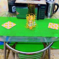 طباخ ٤ عيون • ميز طعام جام ٤ كراسي • بغداد الشعب