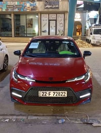 كورلا SE موديل 21 سيارة حادث جاملغ ايمن وبنيد  بدون دواخل ابرباك دشبول...