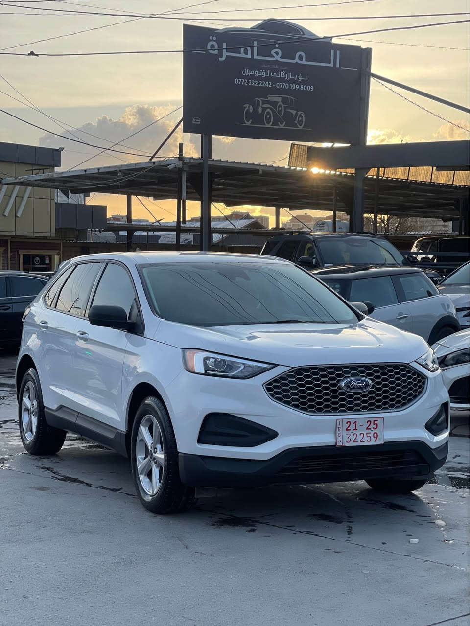 ford edge 2024
‏Awd

تەنها ١٨ هەزار ڕۆشتووە
‎بەسمە 
سێ شاشە 
شاشە تێسلا 

کامل ڕادار
خەتی جادە 
ئۆتۆ هۆڵد 
برێک بەسمە 
سەیارەکە بەس سندوقی  بۆیاغە بێ ناو گرتن

 گێڕ و مەکینە و کارەبای بە شەرت 

ژمارە موبایل
***********

Ford edge 2024

4 سلندر توربؤ2.0
4*4دبل اكسل
ماشية ١٨ الف
شاشه تيسلا
ثلاث شاشات 
بصمه
 شاشه كاميرا حساس
رادار كشن كهربائى
تبريد مركزي 
گير محرك كهربائي كل بشرط
صندوق صبخ بدون دواخل 
*********** السليمانية, العراق
