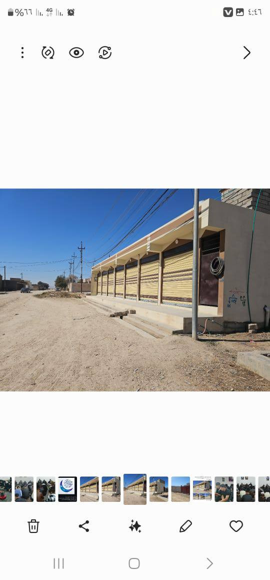 السلام عليكم مكلف بنشر محلات للبيع عدد7 موقع كفاح شمالي قريب ع سيادين خدمت فول  تاروس مع سيارة اوقطع اوبيت محلات جاز صالح بناء فوك محلات شاقه أو ا صاله سعر خاص او خابر ع رقم ***********8
***********
