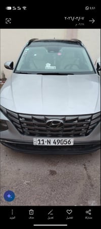 توسان 2022 وارد امريكي  رقم بغداد إنكليزي بأسمي صور حادث و السونار مرف...