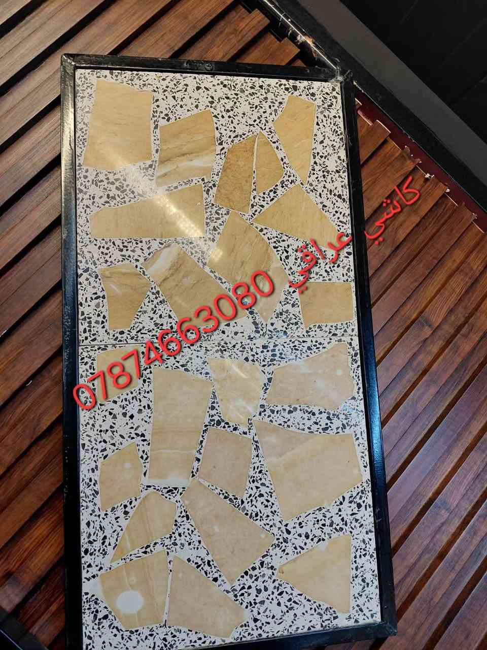 كاشي عراقي متوفر جميع الألوان 
‏السعر حسب الطلب والكميه واللون والمكان 
‏يوجد توصيل لجميع المحافضات وداخل بغداد 

ويوجد   شـــــــــتاكر قياس 80×80
شرط الفحص مختبر 

‏للاستفسار الأتصال ع الرقم ***********يوجد واتساب
