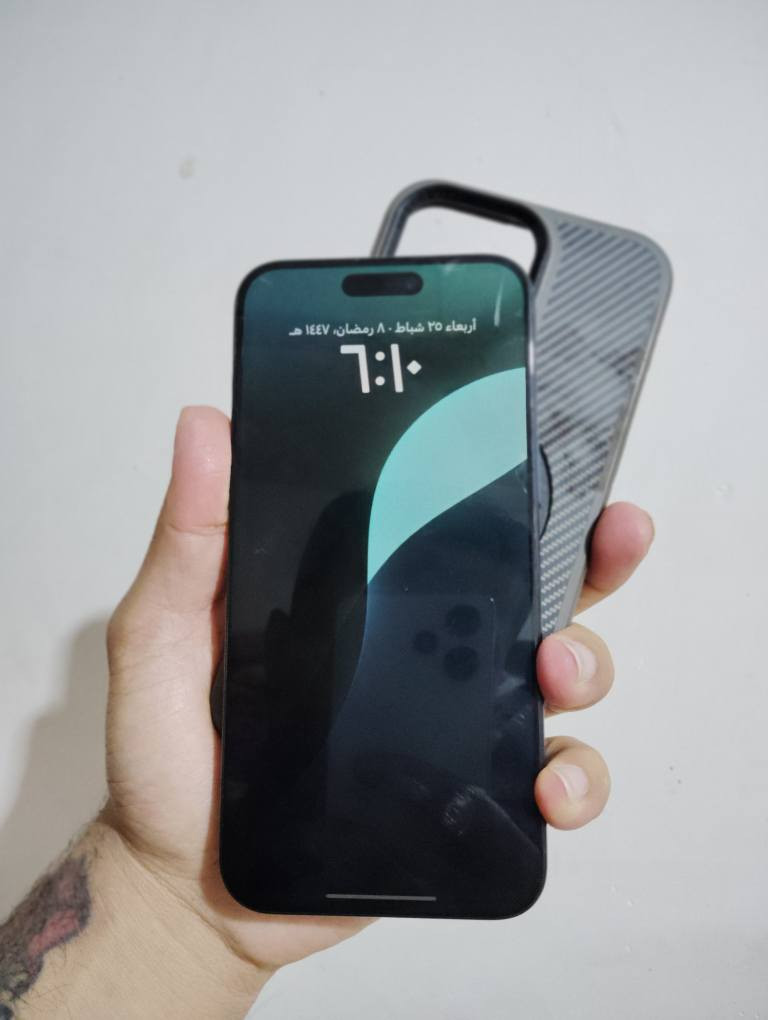 آيفون 15 برو ماكس 
ذاكره 256
بطاريه 91 جهاز مكفول كلشي ممبدل علفحص وتر 
فقط ضهر مفطور 
سعر 875
نموذج m خطين ZA
عنوان شاميه *********** الشامية, القادسية
