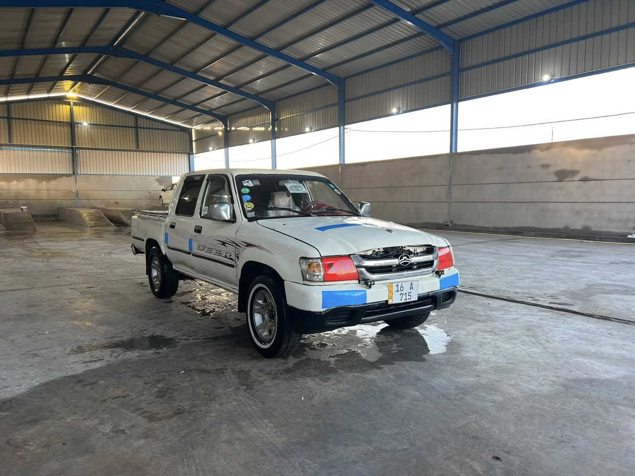 بيك اب صيني موديل 2008 
رقم دولي شرط تحويل
سيارة جاهزه وجديده محرك وكير
وتخم تاير كله شغل
مكاني واسط الزبيدية 
***********
السعر 43بيه مجال
