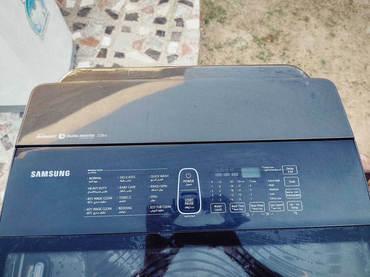 غسالة سامسونج 22 كيلو نفيرتر لمس غسالة فووول اوتماتيك بلادية نظيفة جدا وشغالة علفحص حجم كبير جداً تغسل كلشي ١٢ برنامج غسيل سعر ٥٥٠ وبيها مجال مكاني بغداد قرب الشعب وعندي توصيل بغداد, العراق


**إذا كنت صاحب هذا الإعلان وتريد حذفه لأي سبب، رجاءا أرسل رسالة إلى الدعم الفني**