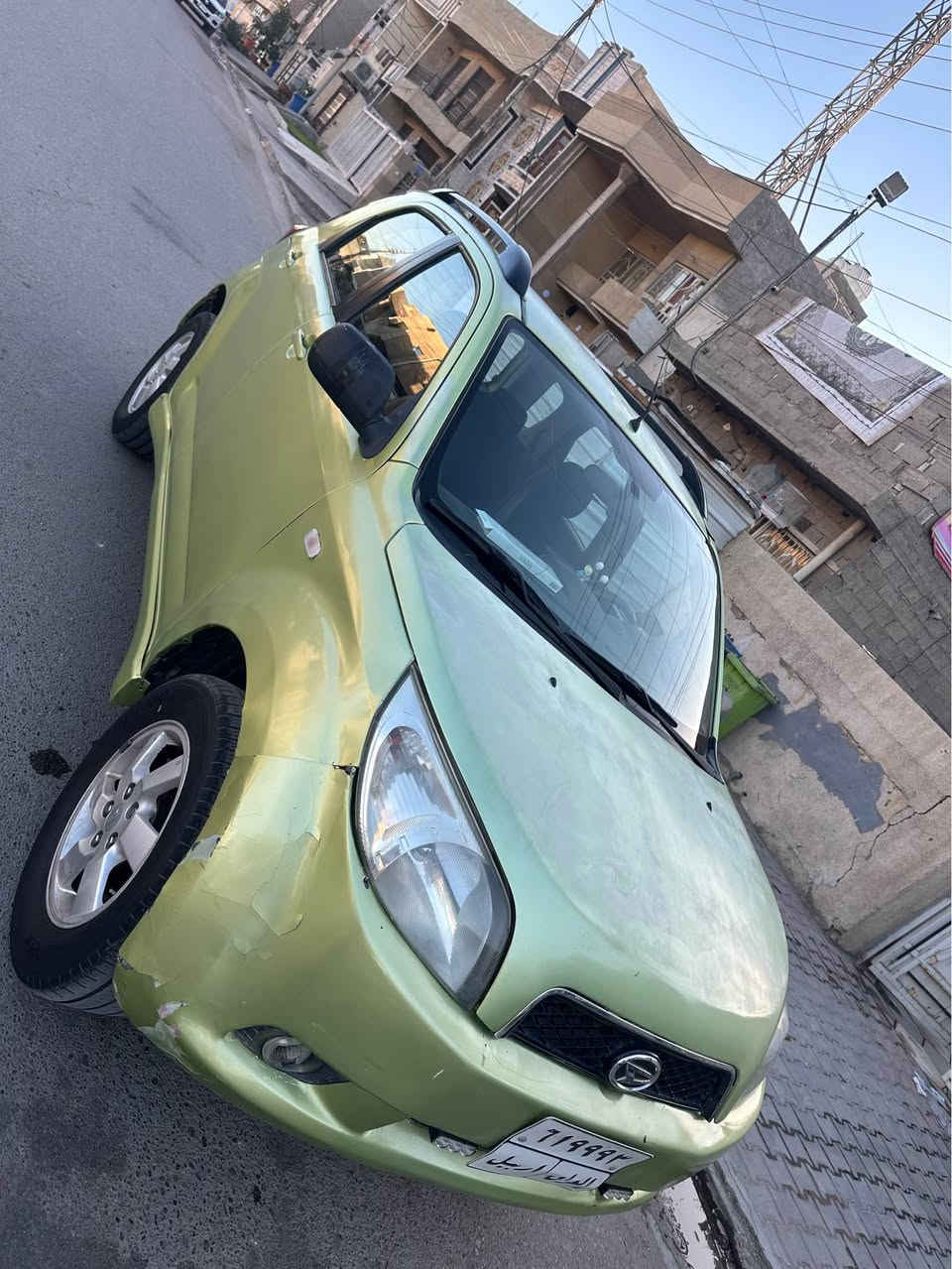 سلام عليكم داهستو 2007 للبيع بيها كم قطعة صبغ بدون حادث جمالية فقط كير ومكينة جيدة جدا تبريد فور ويل شغال دفع رباعي بيع او مراوس
السعر55 بيه شوية مجال
بغداد الدورة 
*********** بغداد, العراق
