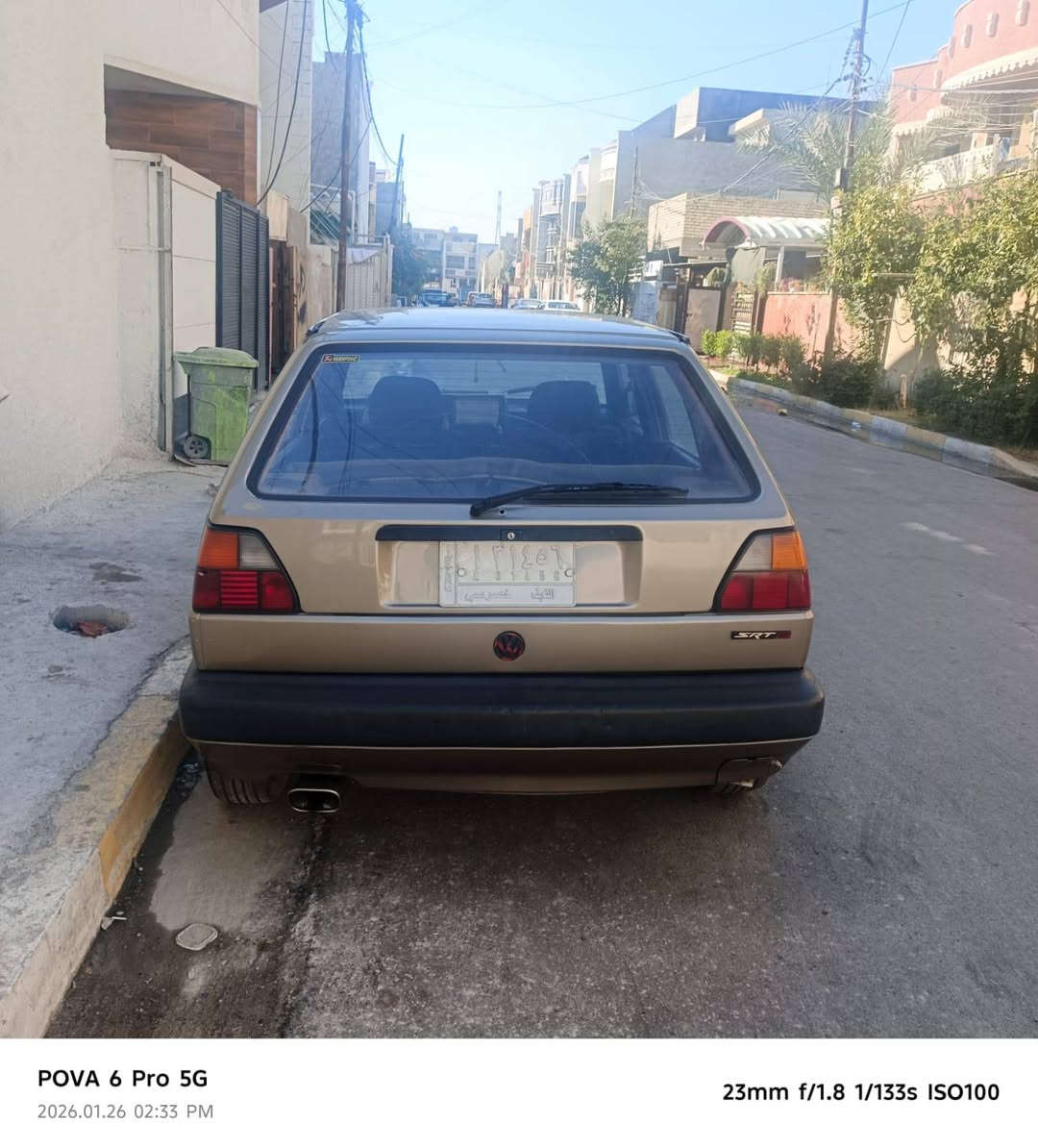 سيارة كولف موديل 1995 رقم نجف باسمي كير محرك بحاله جيده مكفول تخم تاير حداديه جديد صبغ عام بدون حادث السعر 35وبيه مجال وهذا رقمي ***********
