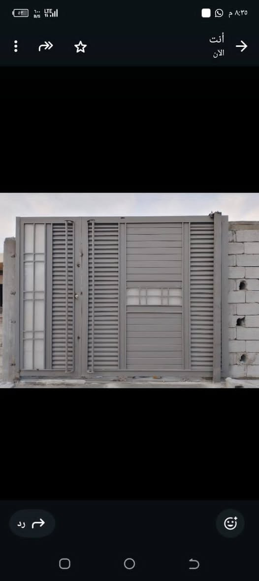 حدادة السلام المصاعد وجملونات وسقايف الكيسبان و الكيربي و السندويج بنل و تفصال شبابيك و البواب و المحجرات سيارات شغل درجة اولى حسب طلب الزبون سعر خياليه بأدارة ابو حيدر الخفاجي ***********
بادارة سلام الفرطوسي ة***********
