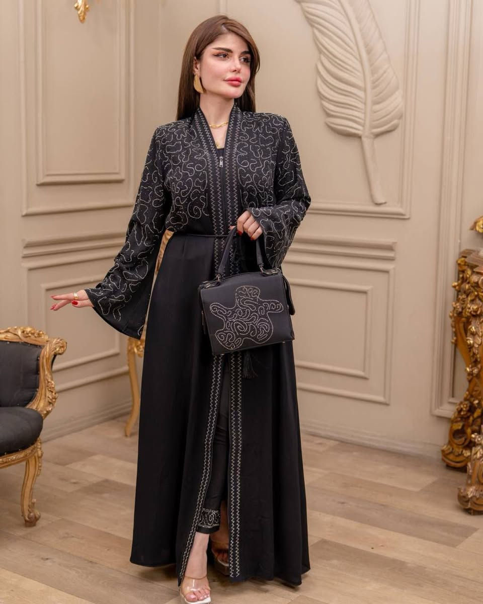 🪬 الرداء + بنطلون + شال + حزام + حقيبة 👛
🎨🎨🎨 الألوان :- الأسود فقط
🎗️🎗️🎗️من وزن 60 الى وزن 110
💰💰💰السعر = 50 ألف دينار فقط 
📞 للحجز والاستفسار التواصل على الخاص


**إذا كنت صاحب هذا الإعلان وتريد حذفه لأي سبب، رجاءا أرسل رسالة إلى الدعم الفني**