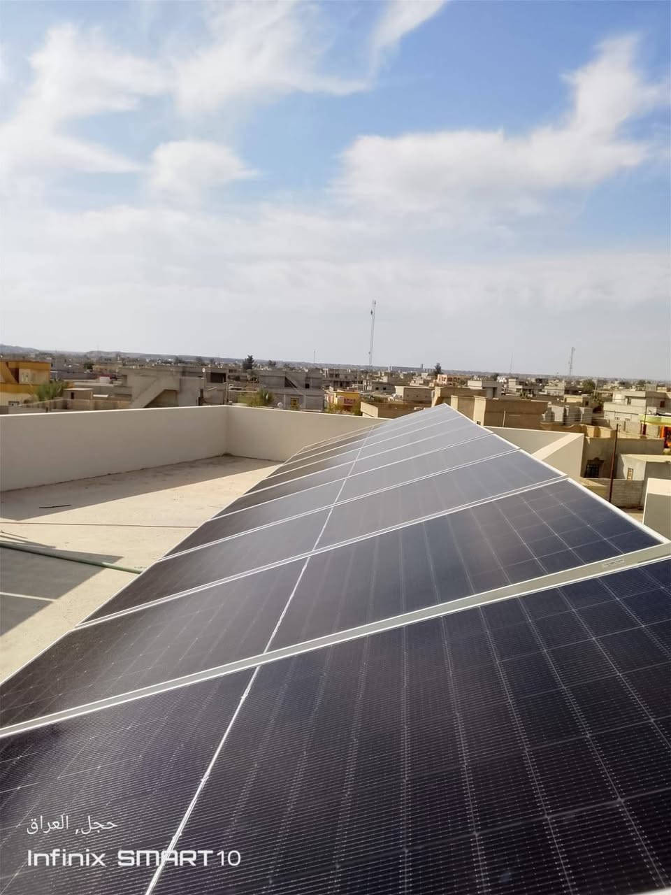 بالنقد او بالاقساط نشدلك منظومتك 🚨🚨🚨

#كن_أنت_التغيير_وأبدأ_من_فوق_سطح_منزلك

.................................................................. 
بفضل الله وبحمده قامت كوادر شركتنا (شركة الواثق للطاقة الشمسية) بنصب منظومة طاقة شمسية منزلية لأحد زبائن شركتنا الكرام في #قرية_اجميلة_عنك_الهوئ
وكانت تفاصيل المنظومة... 
_________________________
1_الواح #ايرا (625)واط عدد(12)🌞 ضمان (10)سنة 

2_ بطارية ليثيوم #أيتل   حجم(10)كيلو واط عدد(2)
 🌞ضمان (5)سنة 

3_انفيرتر #فلستي حجم (8) كيلو واط عدد(1) 🌞 ضمان (1)سنة 

العرض الاقوى تحطيم الاسعار 🔥 🔥 🔥 🔥 🔥 🔥
العرض الاول 🔥 🔥 🔥

القدرة : 15 نهاري و 15 ليلي 
الألواح: 600 واط ضمان عشر سنوات عدد7
البطارية: ليثيوم حجم 15 كيلو ظمان 5 سنة
الانڤيرتر :حجم 6 كيلو ضمان سنة واحدة

العرض الثاني 🔥 🔥 🔥

القدرة : 10 نهاري و 10 ليلي 
الألواح: 600 واط ضمان عشر سنوات عدد 5
البطارية: ليثيوم حجم 10 كيلو ظمان خمس سنوات
الانڤيرتر :حجم 6 كيلو ضمان سنة واحدة

العرض الثالث 🔥 🔥 🔥

القدرة : 10 نهاري و 7 ليلي 
الألواح: 600 واط ضمان عشر سنوات عدد5
البطارية: ليثيوم حجم 7.5 كيلو ظمان خمس سنوات
الانڤيرتر : حجم  4 كيلو ضمان سنة واحدة

العرض الرابع 🔥 🔥 🔥

القدرة : 8 نهاري و 5 ليلي 
الألواح: 600 واط ضمان عشر سنوات  عدد 4
البطارية: ليثيوم حجم 5 كيلو ظمان خمس سنوات
الانڤيرتر : حجم 6 كيلو ضمان سنة واحدة

العرض الخامس  🔥 🔥 🔥

القدرة : 6 نهاري و 2.5 ليلي 
الألواح: 600 واط ضمان عشر سنوات  عدد 3
البطارية: ليثيوم حجم 2.5 كيلو ظمان خمس سنوات
الانڤيرتر : حجم 4 كيلو ضمان سنة واحدة
$$$$$$$$$$$$$$$$$$$$$
للحجز و الاستفسار 
حمد جاسم الجميلي
⁨ ￼⁨0782 833 0782⁩
