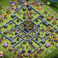 حساب كلاش تاون 14 • مشحون • مقفل فيس